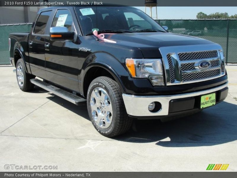 Tuxedo Black / Black 2010 Ford F150 Lariat SuperCrew