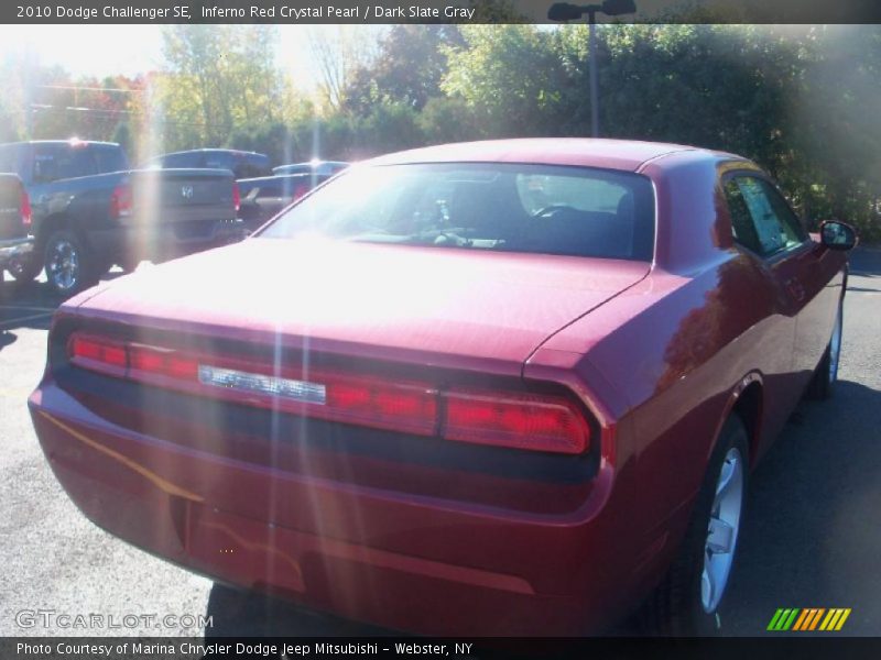 Inferno Red Crystal Pearl / Dark Slate Gray 2010 Dodge Challenger SE