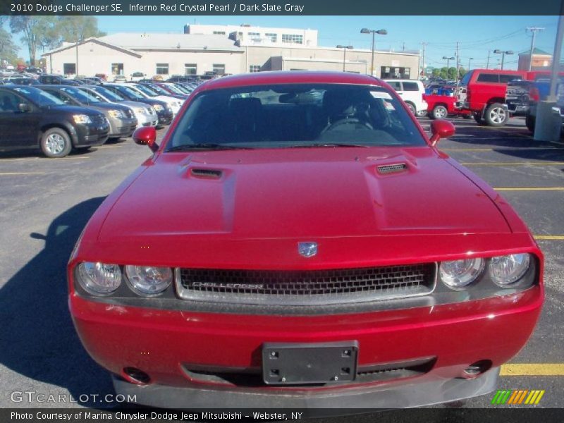 Inferno Red Crystal Pearl / Dark Slate Gray 2010 Dodge Challenger SE