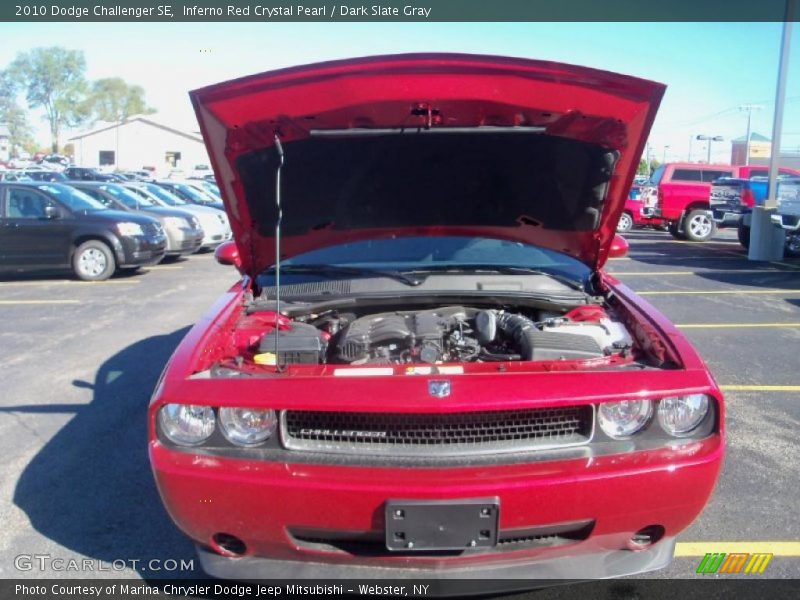 Inferno Red Crystal Pearl / Dark Slate Gray 2010 Dodge Challenger SE
