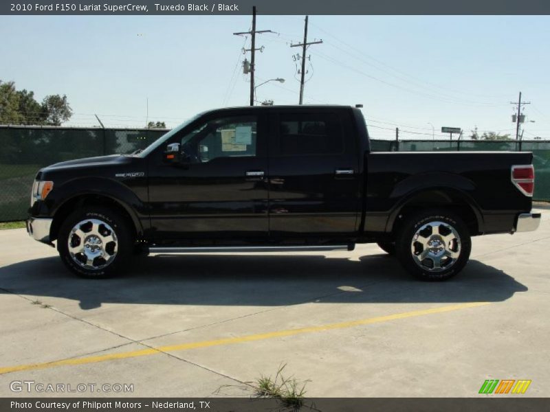 Tuxedo Black / Black 2010 Ford F150 Lariat SuperCrew