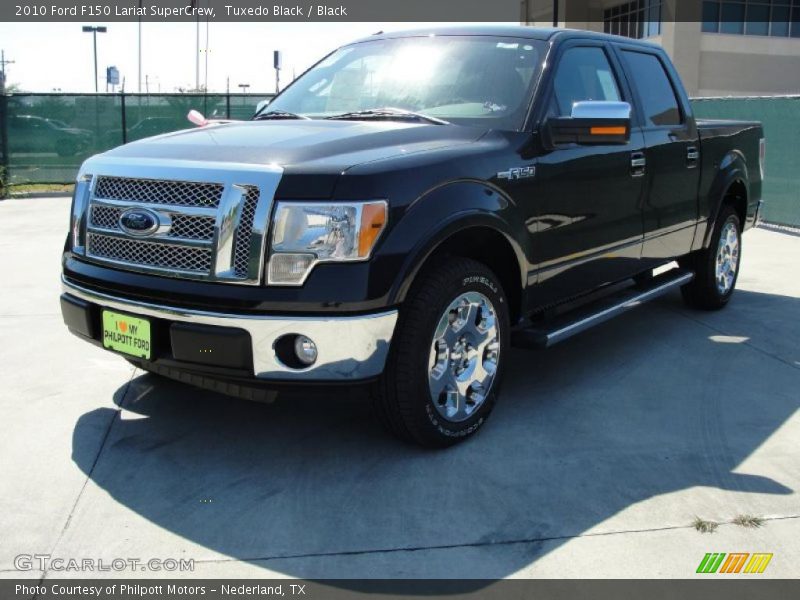 Tuxedo Black / Black 2010 Ford F150 Lariat SuperCrew