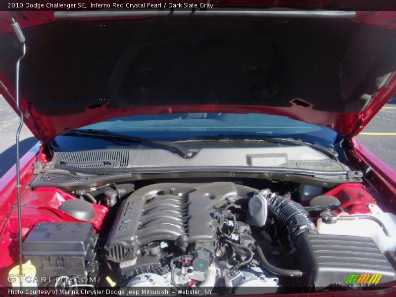 Inferno Red Crystal Pearl / Dark Slate Gray 2010 Dodge Challenger SE