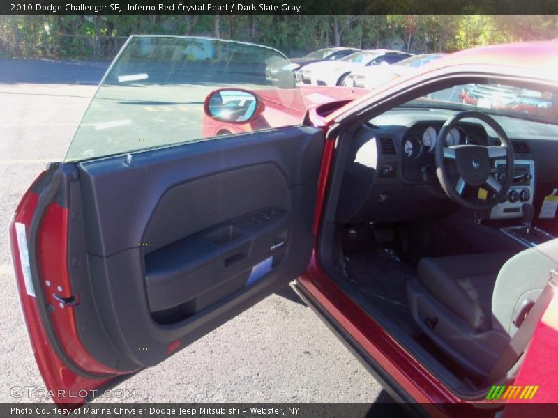 Inferno Red Crystal Pearl / Dark Slate Gray 2010 Dodge Challenger SE