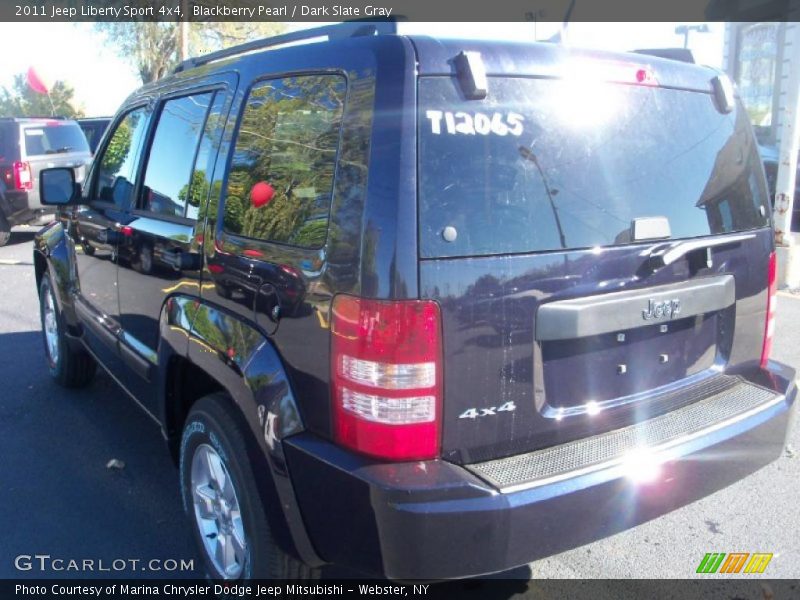 Blackberry Pearl / Dark Slate Gray 2011 Jeep Liberty Sport 4x4