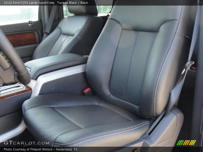 Tuxedo Black / Black 2010 Ford F150 Lariat SuperCrew