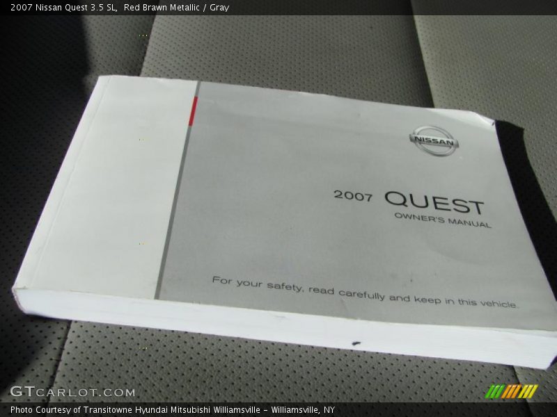 Red Brawn Metallic / Gray 2007 Nissan Quest 3.5 SL
