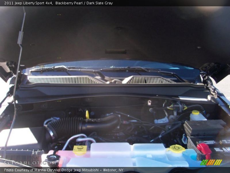 Blackberry Pearl / Dark Slate Gray 2011 Jeep Liberty Sport 4x4