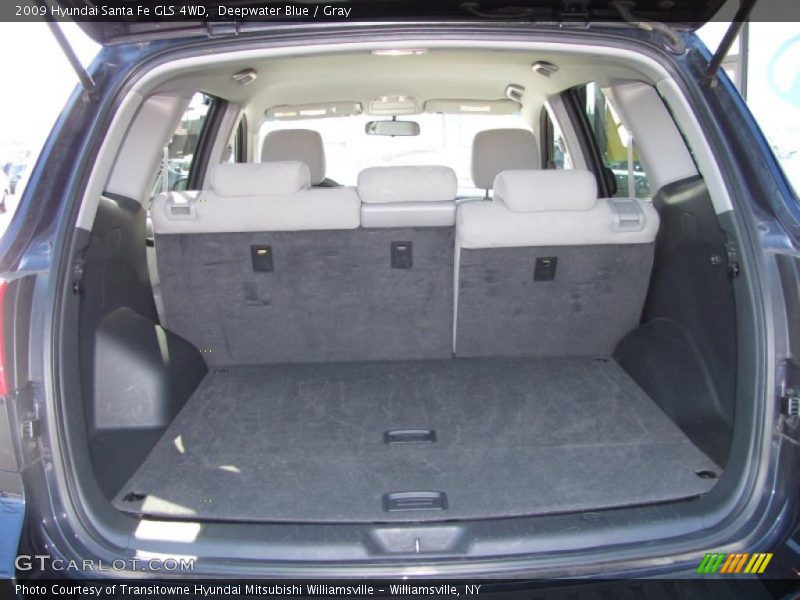 Deepwater Blue / Gray 2009 Hyundai Santa Fe GLS 4WD