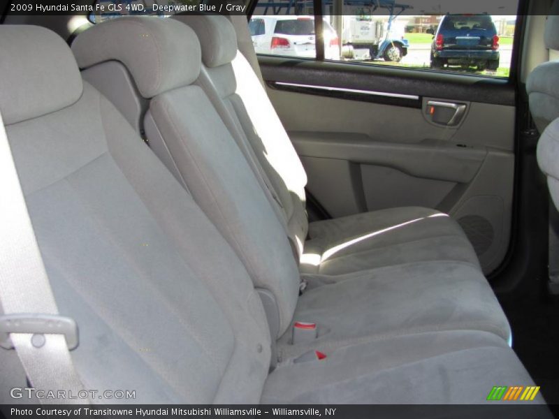 Deepwater Blue / Gray 2009 Hyundai Santa Fe GLS 4WD
