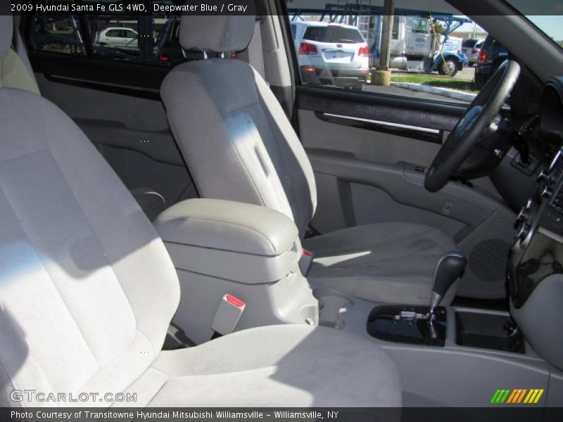 Deepwater Blue / Gray 2009 Hyundai Santa Fe GLS 4WD