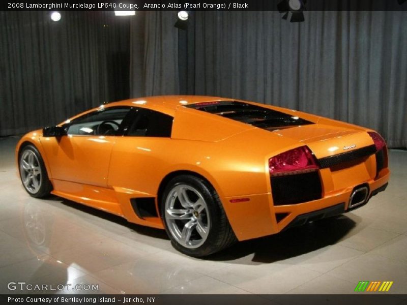 Arancio Atlas (Pearl Orange) / Black 2008 Lamborghini Murcielago LP640 Coupe