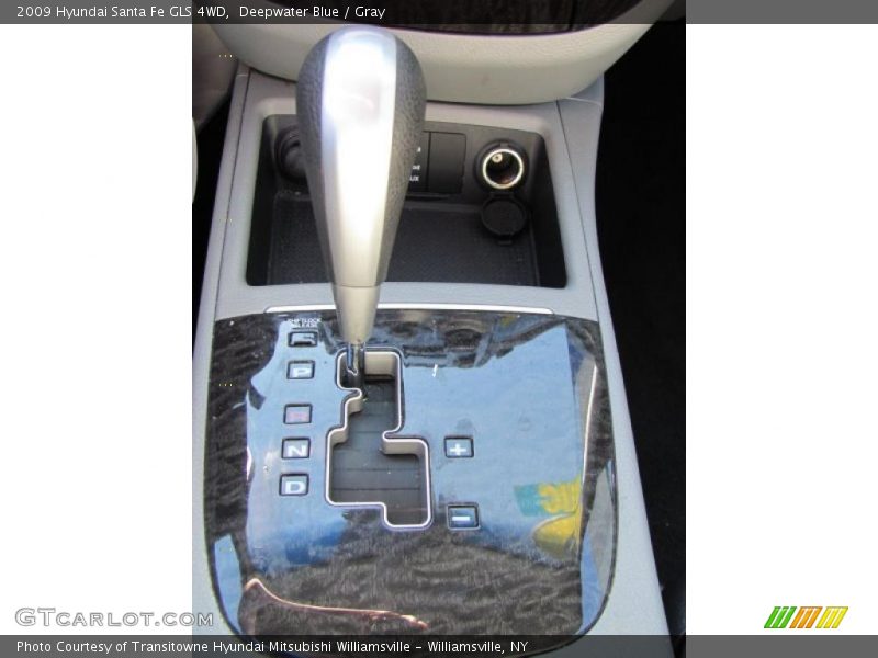 Deepwater Blue / Gray 2009 Hyundai Santa Fe GLS 4WD