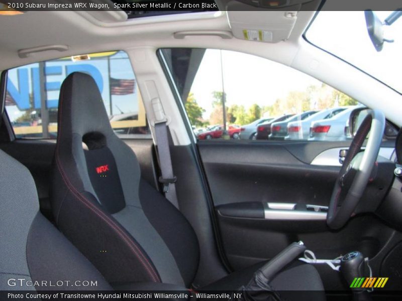 Spark Silver Metallic / Carbon Black 2010 Subaru Impreza WRX Wagon