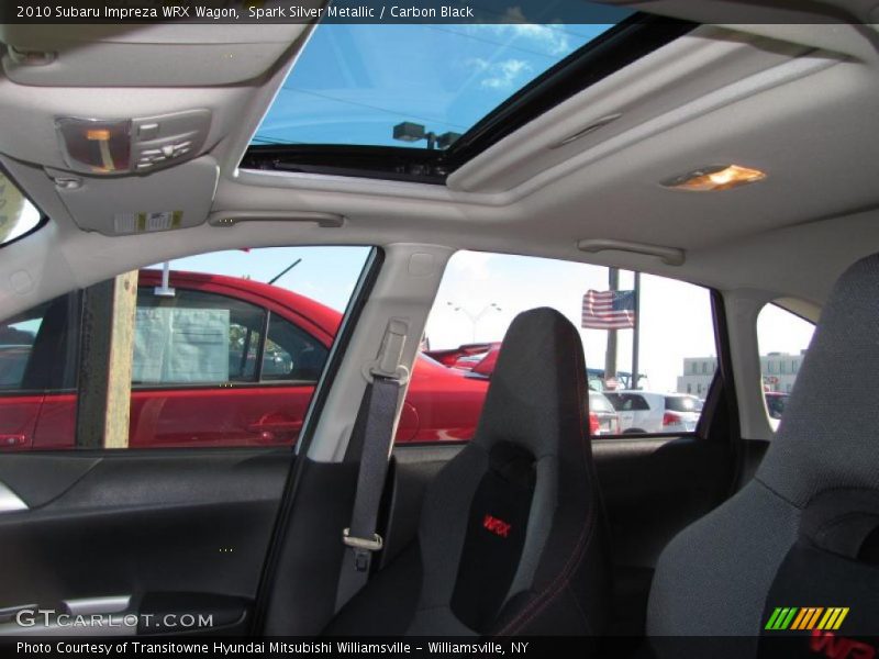 Spark Silver Metallic / Carbon Black 2010 Subaru Impreza WRX Wagon