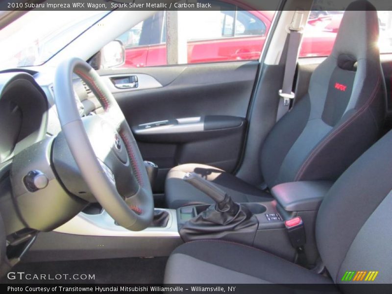 Spark Silver Metallic / Carbon Black 2010 Subaru Impreza WRX Wagon