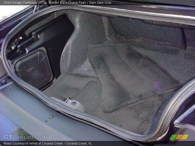 Brilliant Black Crystal Pearl / Dark Slate Gray 2010 Dodge Challenger SRT8