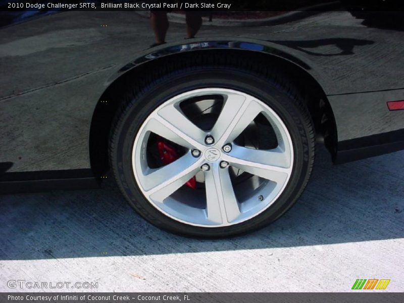 Brilliant Black Crystal Pearl / Dark Slate Gray 2010 Dodge Challenger SRT8