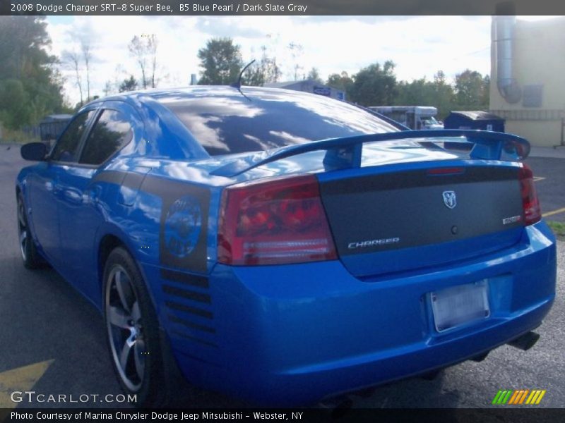 B5 Blue Pearl / Dark Slate Gray 2008 Dodge Charger SRT-8 Super Bee