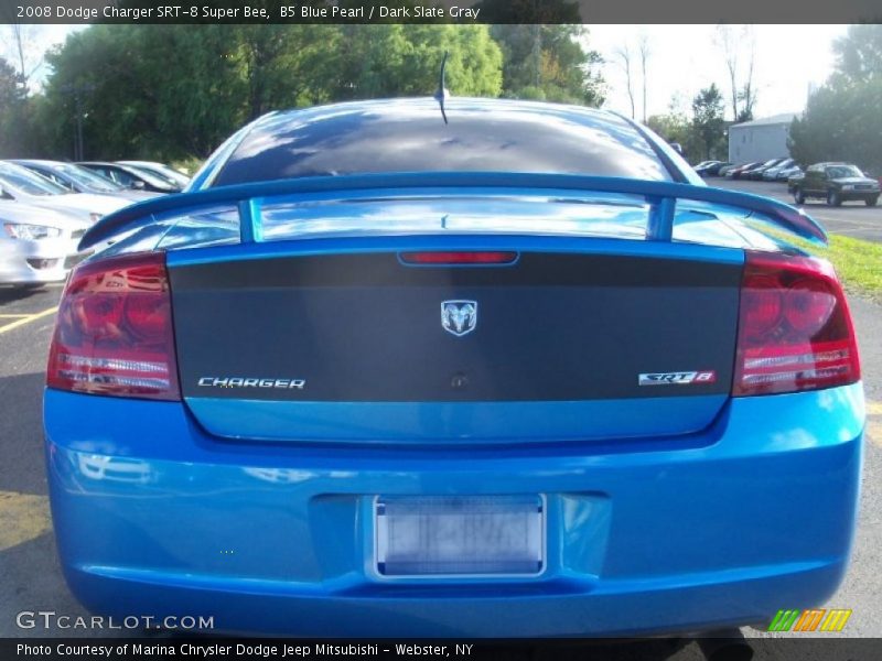 B5 Blue Pearl / Dark Slate Gray 2008 Dodge Charger SRT-8 Super Bee