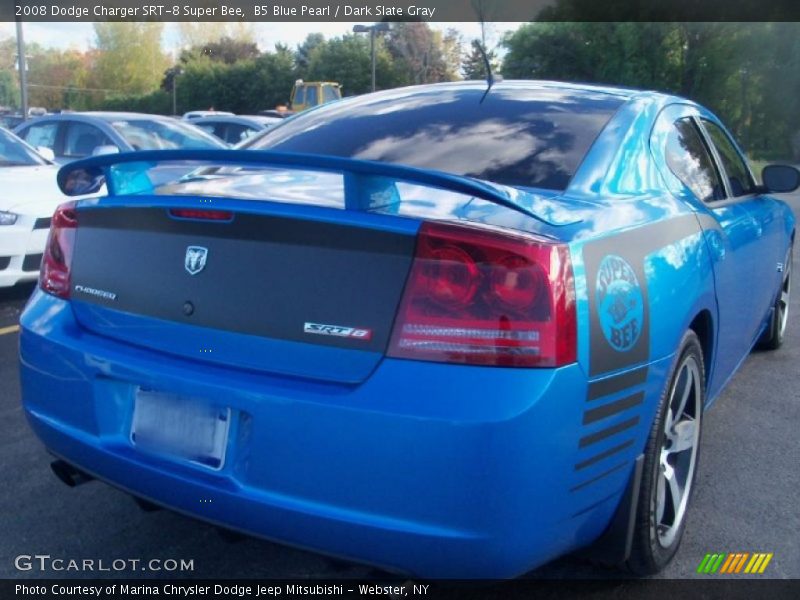 B5 Blue Pearl / Dark Slate Gray 2008 Dodge Charger SRT-8 Super Bee