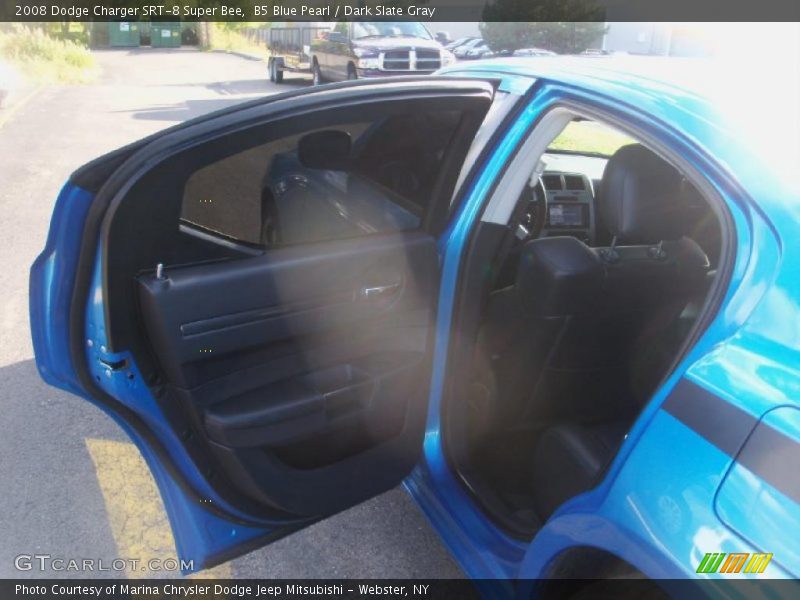 B5 Blue Pearl / Dark Slate Gray 2008 Dodge Charger SRT-8 Super Bee