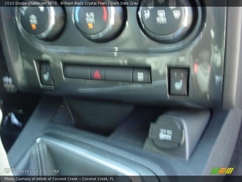Brilliant Black Crystal Pearl / Dark Slate Gray 2010 Dodge Challenger SRT8