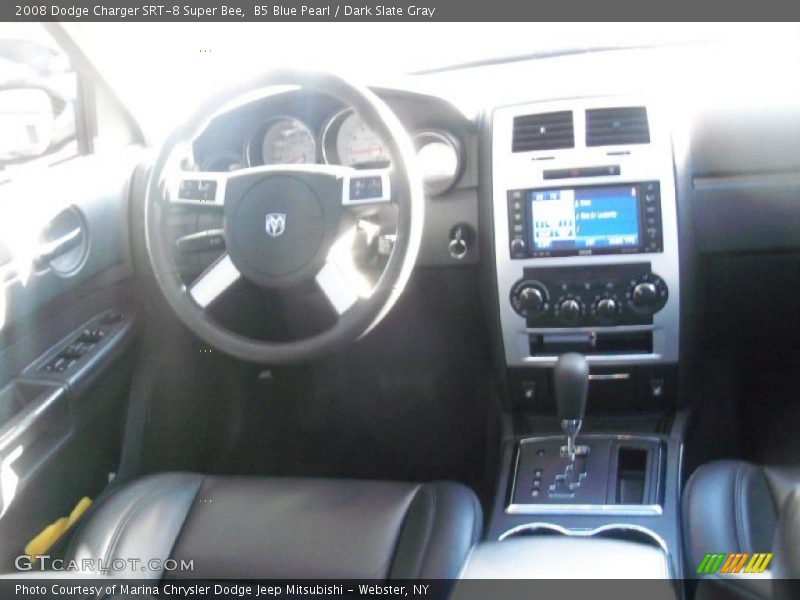 B5 Blue Pearl / Dark Slate Gray 2008 Dodge Charger SRT-8 Super Bee