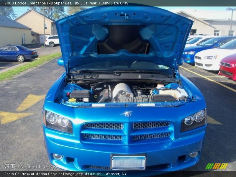 B5 Blue Pearl / Dark Slate Gray 2008 Dodge Charger SRT-8 Super Bee