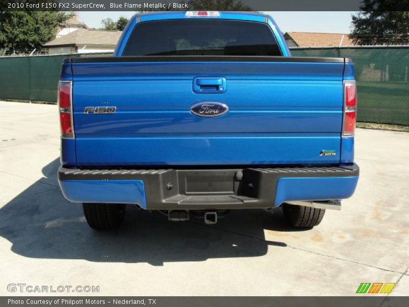 Blue Flame Metallic / Black 2010 Ford F150 FX2 SuperCrew