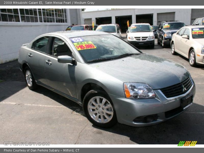 Satin Meisai Pearl / Medium Gray 2009 Mitsubishi Galant ES