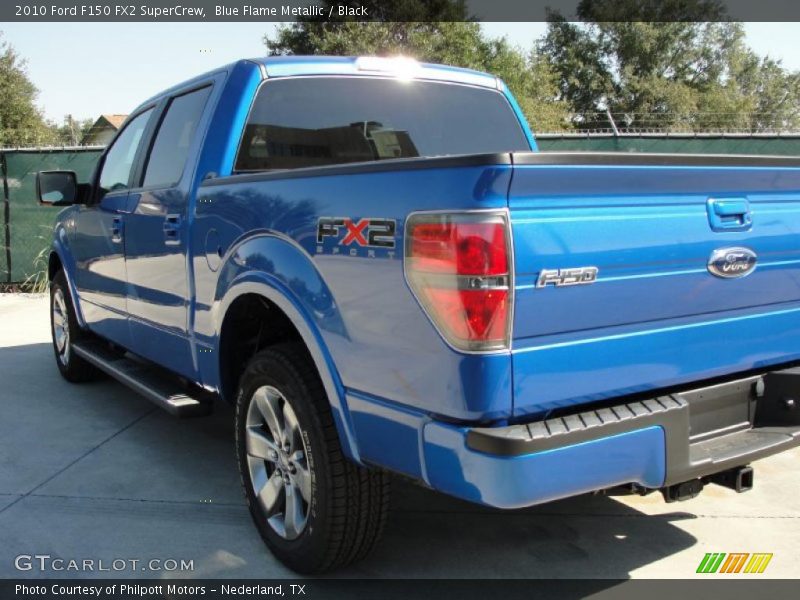 Blue Flame Metallic / Black 2010 Ford F150 FX2 SuperCrew