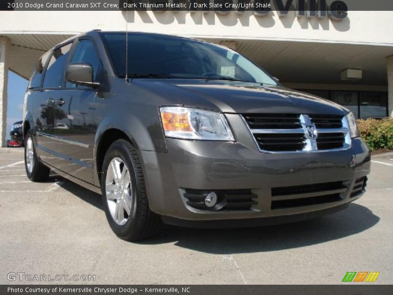 Dark Titanium Metallic / Dark Slate Gray/Light Shale 2010 Dodge Grand Caravan SXT Crew