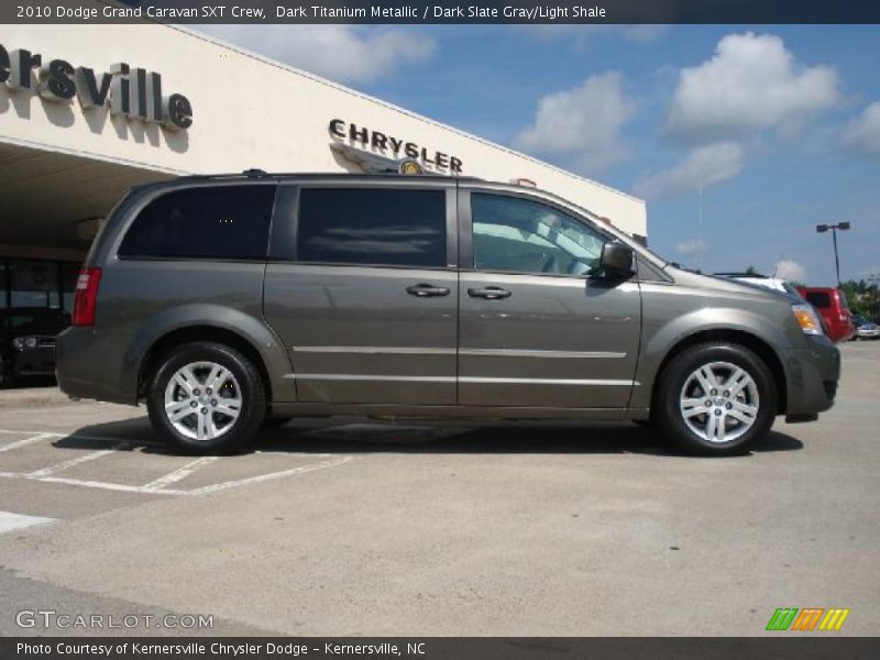 Dark Titanium Metallic / Dark Slate Gray/Light Shale 2010 Dodge Grand Caravan SXT Crew
