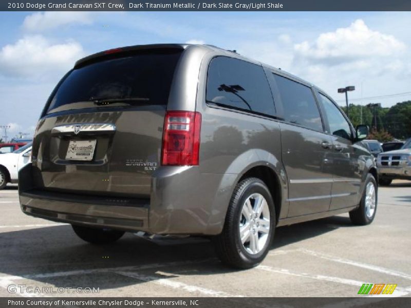 Dark Titanium Metallic / Dark Slate Gray/Light Shale 2010 Dodge Grand Caravan SXT Crew