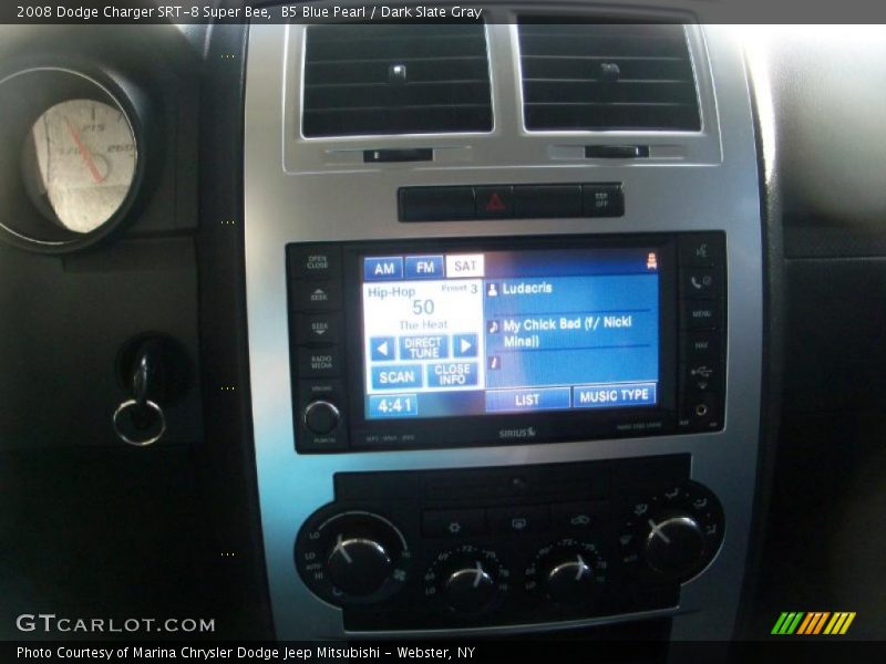 B5 Blue Pearl / Dark Slate Gray 2008 Dodge Charger SRT-8 Super Bee