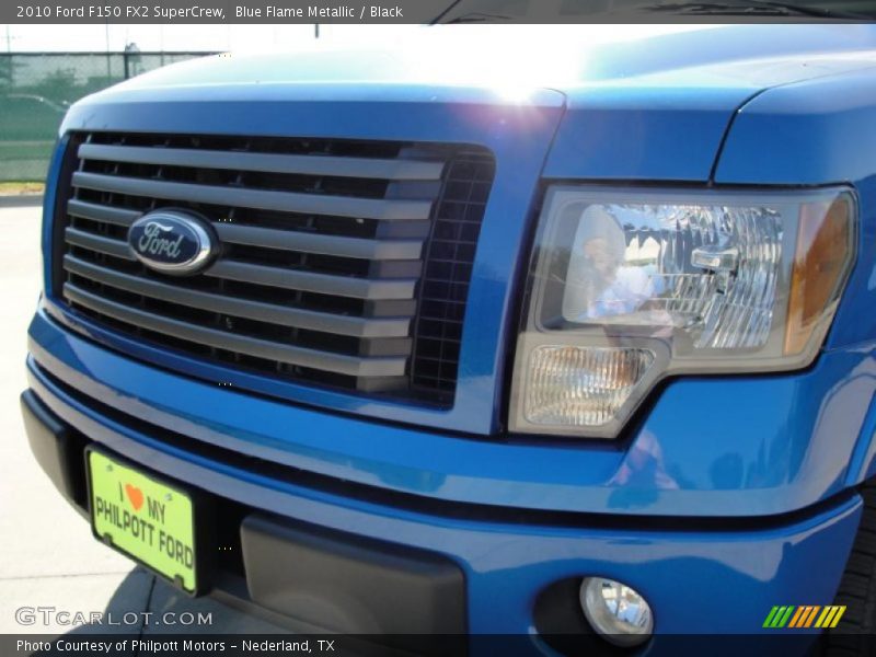 Blue Flame Metallic / Black 2010 Ford F150 FX2 SuperCrew