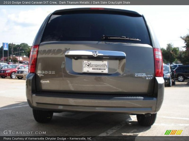 Dark Titanium Metallic / Dark Slate Gray/Light Shale 2010 Dodge Grand Caravan SXT Crew