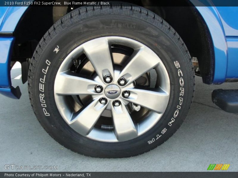 Blue Flame Metallic / Black 2010 Ford F150 FX2 SuperCrew