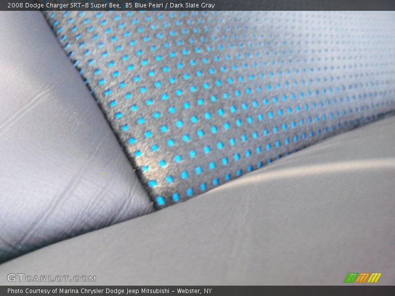 B5 Blue Pearl / Dark Slate Gray 2008 Dodge Charger SRT-8 Super Bee