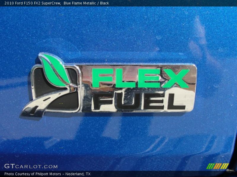 Blue Flame Metallic / Black 2010 Ford F150 FX2 SuperCrew