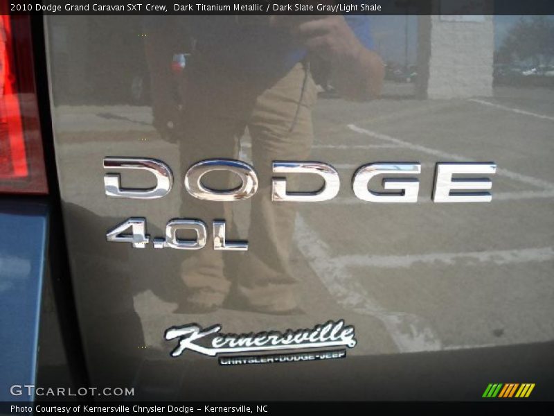 Dark Titanium Metallic / Dark Slate Gray/Light Shale 2010 Dodge Grand Caravan SXT Crew