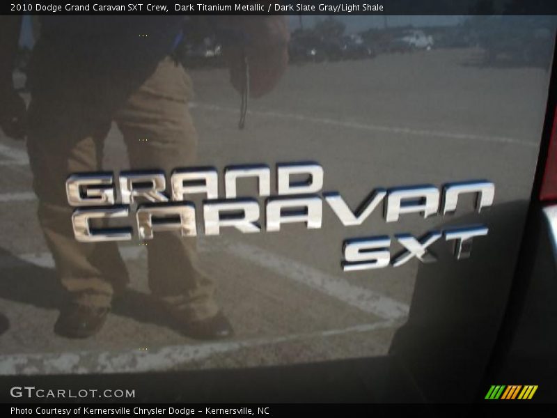 Dark Titanium Metallic / Dark Slate Gray/Light Shale 2010 Dodge Grand Caravan SXT Crew