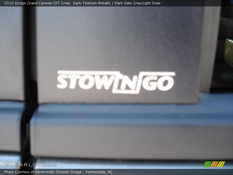 Dark Titanium Metallic / Dark Slate Gray/Light Shale 2010 Dodge Grand Caravan SXT Crew