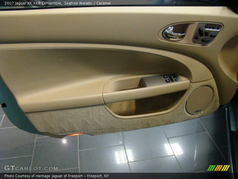 Seafrost Metallic / Caramel 2007 Jaguar XK XK8 Convertible