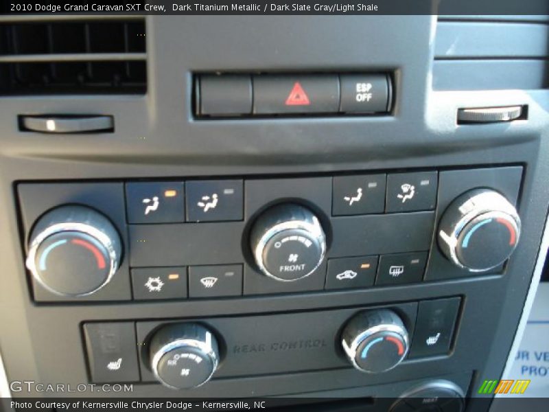 Dark Titanium Metallic / Dark Slate Gray/Light Shale 2010 Dodge Grand Caravan SXT Crew