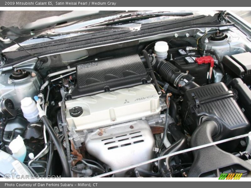 Satin Meisai Pearl / Medium Gray 2009 Mitsubishi Galant ES