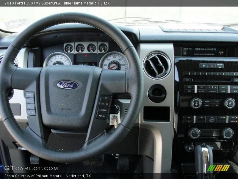 Blue Flame Metallic / Black 2010 Ford F150 FX2 SuperCrew