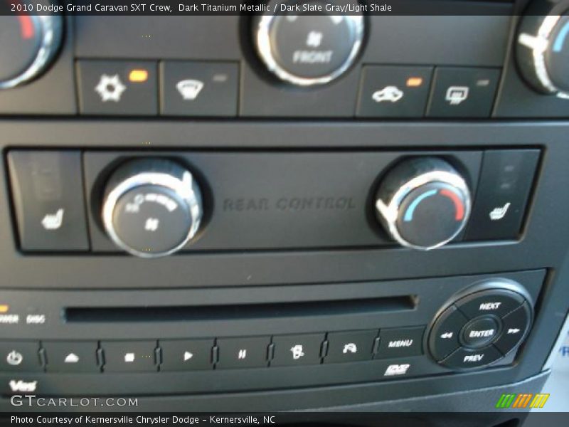 Dark Titanium Metallic / Dark Slate Gray/Light Shale 2010 Dodge Grand Caravan SXT Crew