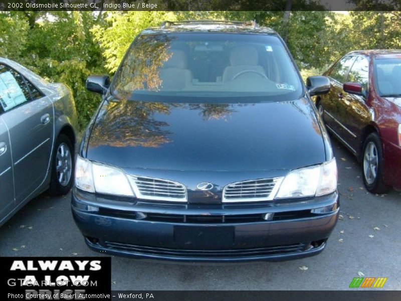 Indigo Blue / Beige 2002 Oldsmobile Silhouette GL